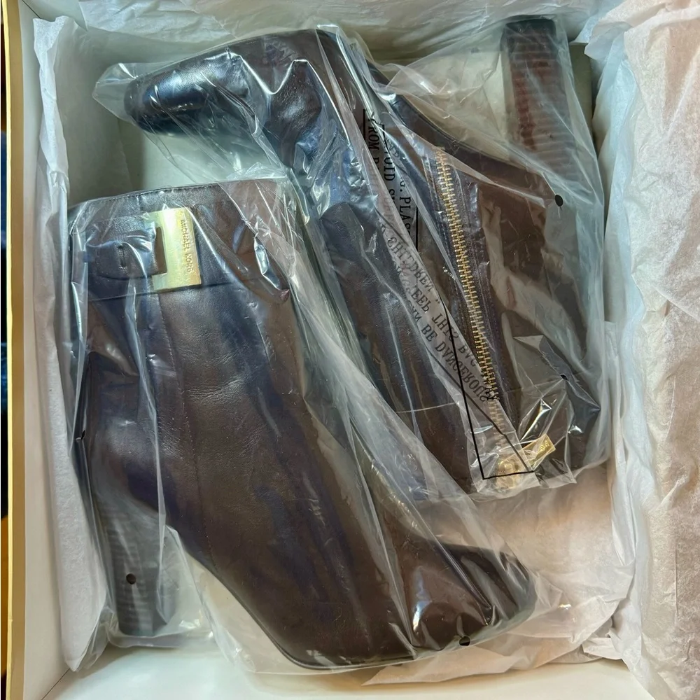 MICHAEL Michael Kors Guiliana Ankle Bootie  Chocolate Size 7 1/2 - Picture 11 of 12